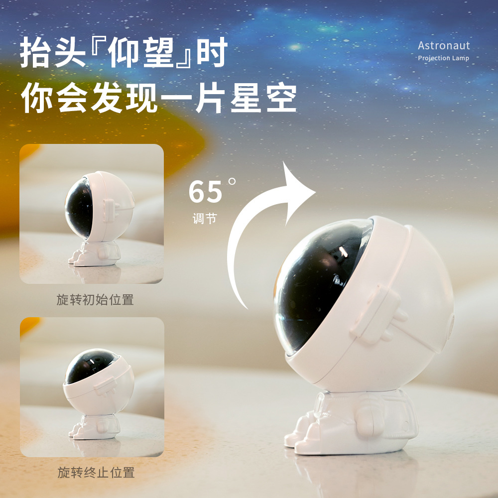 创意宇航员夜/投影灯/小夜灯产品图