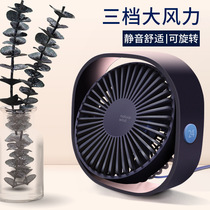 Cross-border Mini silent USB fan Desktop wrought iron small fan Office computer electric fan