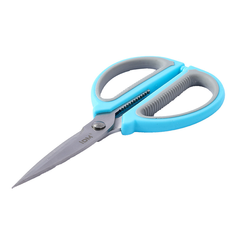Lidemei Convenient Air Cushion comfortable office scissors color multifunctional stainless steel scissors size straight head flat scissors Item Picture
