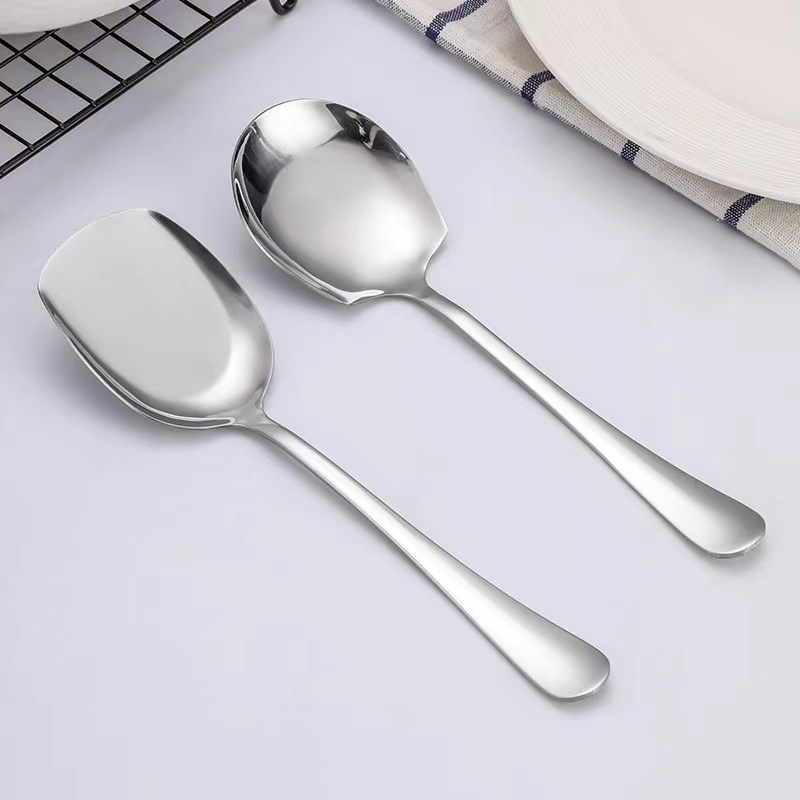 Buffet Public Spoon Serving Spoon Serving Spoon Canteen Public Spoon Serving Spoon Restaurant Ladle Spoon details Picture