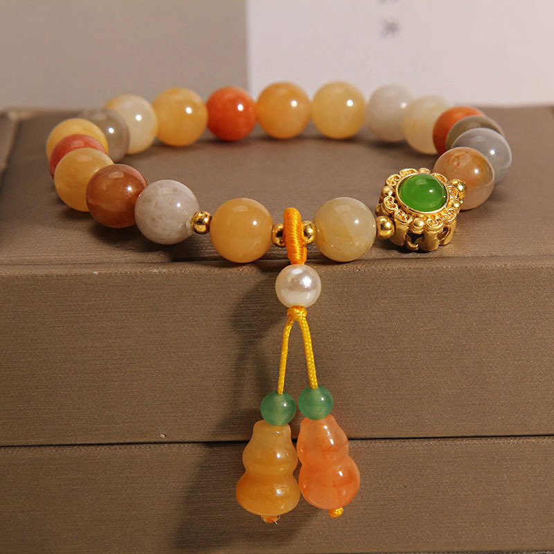 Brazalete de cristal brazalete de mano de moda adorno de mujer simple y versátil brazalete de cristal brazalete de mano accesorios estilo de tendencia