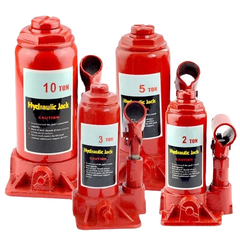 Automotive jacks 2T, 3T, 5T, 8T, 10-ton hand-cranked hydraulic gold jack, vertical hydraulic off-road vehicle-mounted jack Item Picture