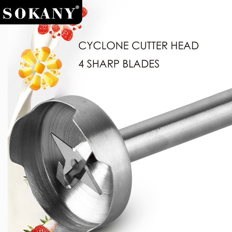 Foreign trade SOKANY02013 HAND BLENDER Home Cooking Machine with hand-held Blender and cup Application Scenario