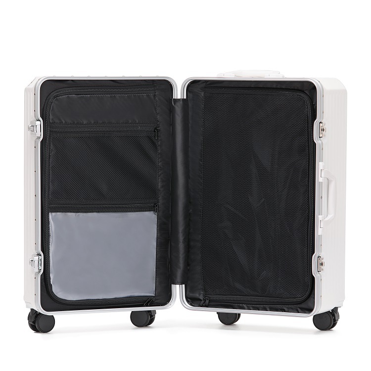 Cup Holder Thickened Aluminum Frame Box Customs Lock Luggage Check Box Spring Damping Brake Universal Wheel Pull Rod Box A Piece Item Picture