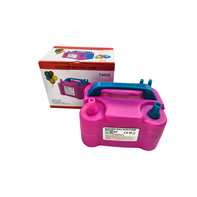 Small 73005 balloon air pump, double-hole balloon pump, Amazon balloon pump, electric air pump, balloon blowing machine details Picture