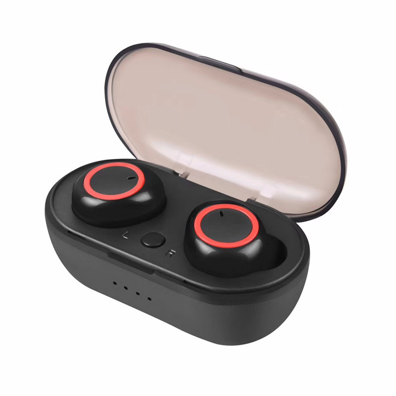 新款Y30高保喇叭无线连接跨境5.0立体声迷你入耳塞式运动蓝牙耳机