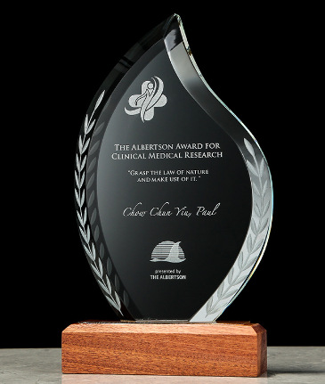 Crystal Glass [Water Drop Leaf]] Crystal Trophy Annual Meeting Reward Competition Activity Outstanding Employee Trophy details Picture