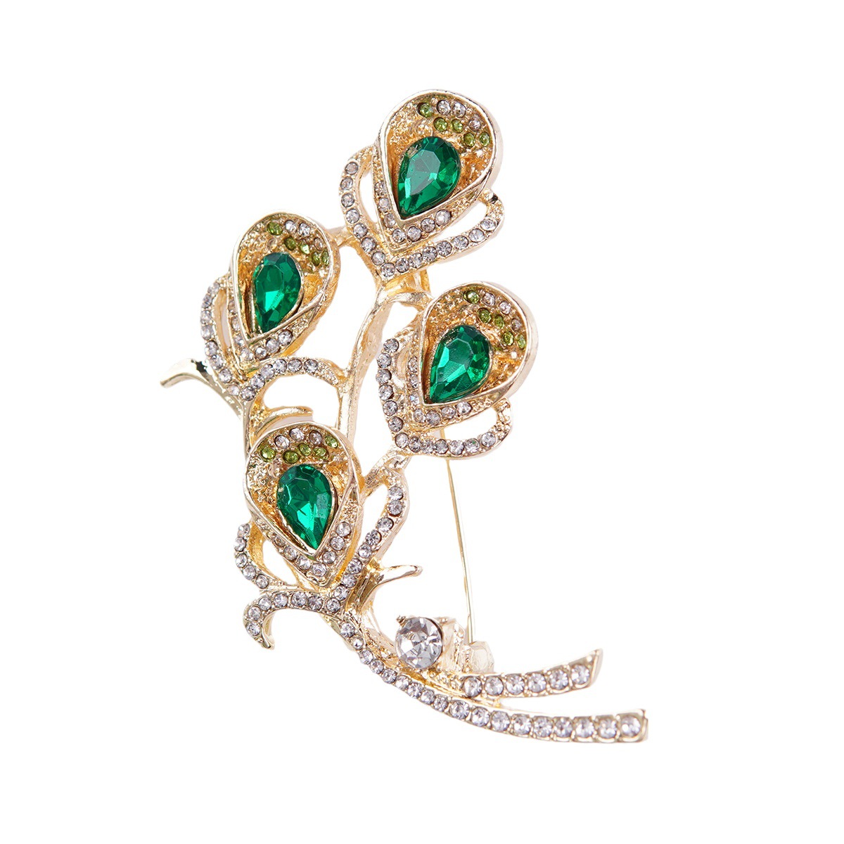 金玉良缘凤凰白底实物图