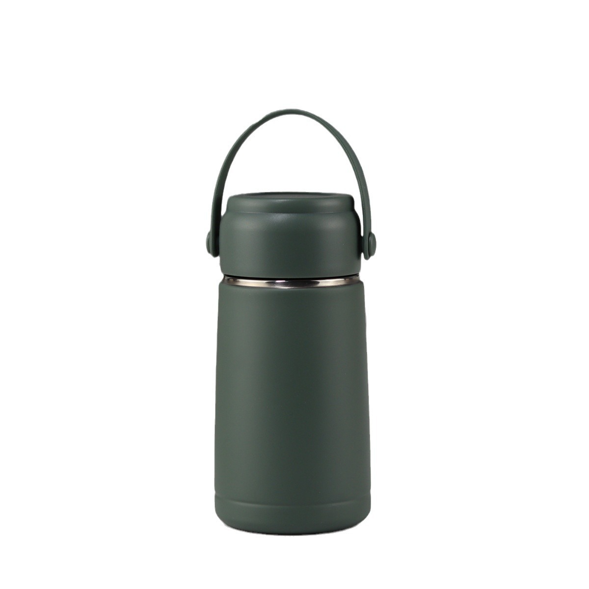 New minimalist mini insulated cup, portable handle for boys and girls, cute water cup, small-capacity fashionable gift water cup Item Picture