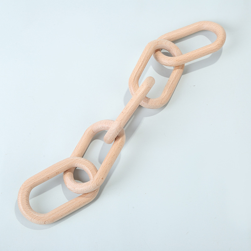 Wood Trim Beech Chain Wall Trim Link Table Trim Background Trim Wooden Chain Specification drawing