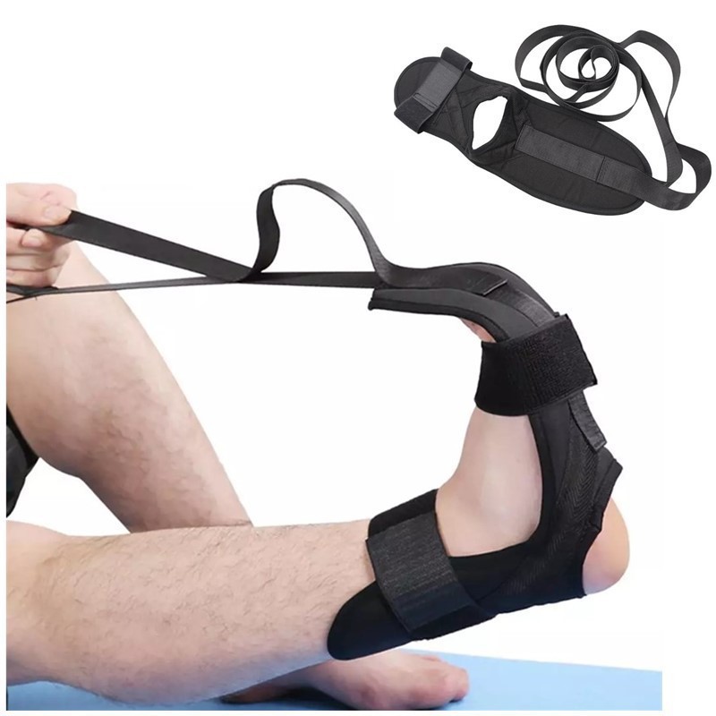 Yoga stretching belt, ligament stretching belt, leg correction and rehabilitation training device, segmented adjustment auxiliary stretching belt details Picture