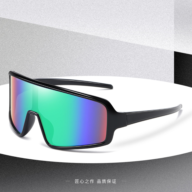 2022新款男士墨镜大框时尚骑行运动太阳镜 跨境成人防风眼镜代发详情图3