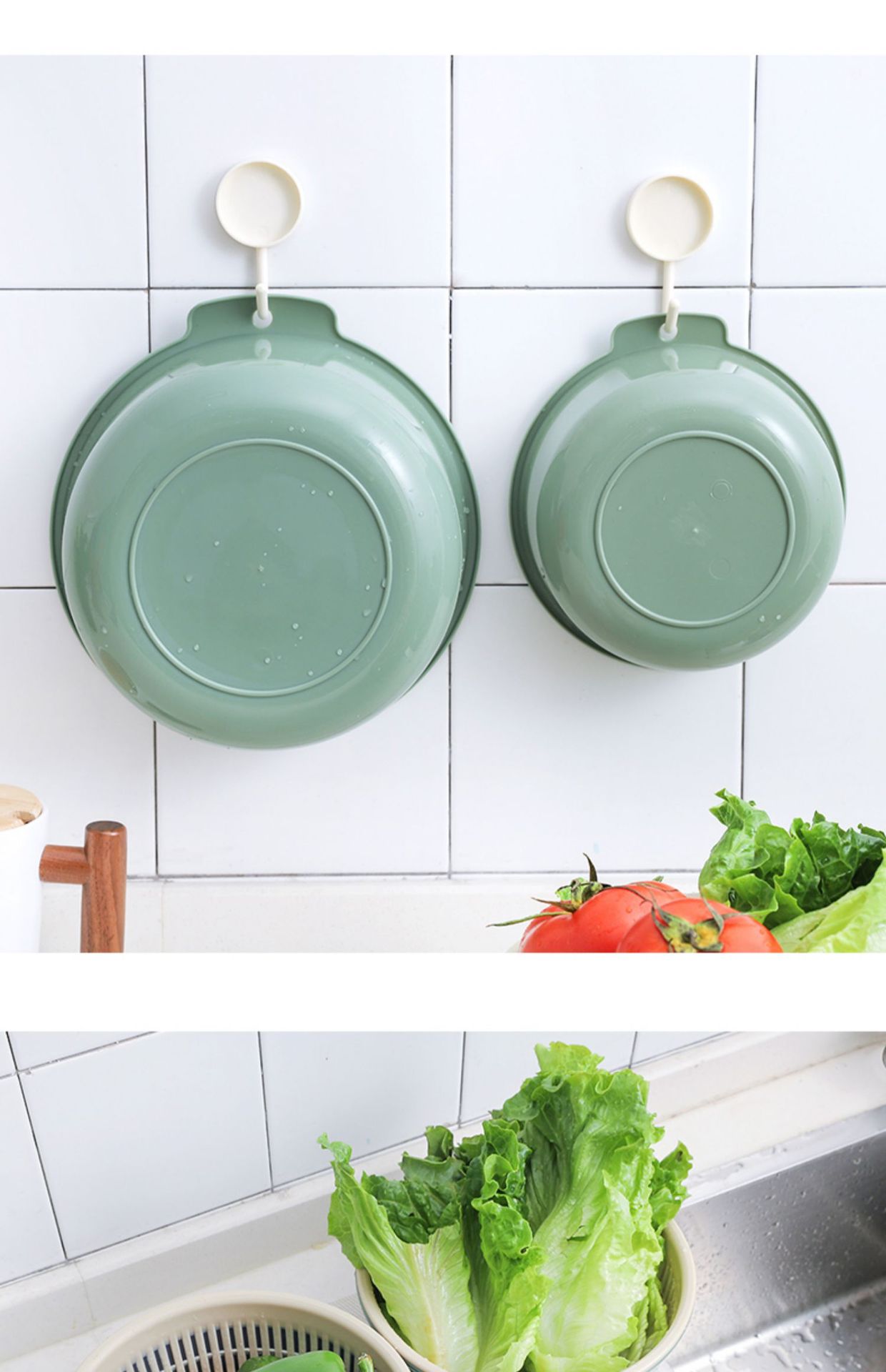 洗菜盆食品级菜蓝子加厚圆形盆子厨房沥水篮盆子家用批发厂家批发详情13