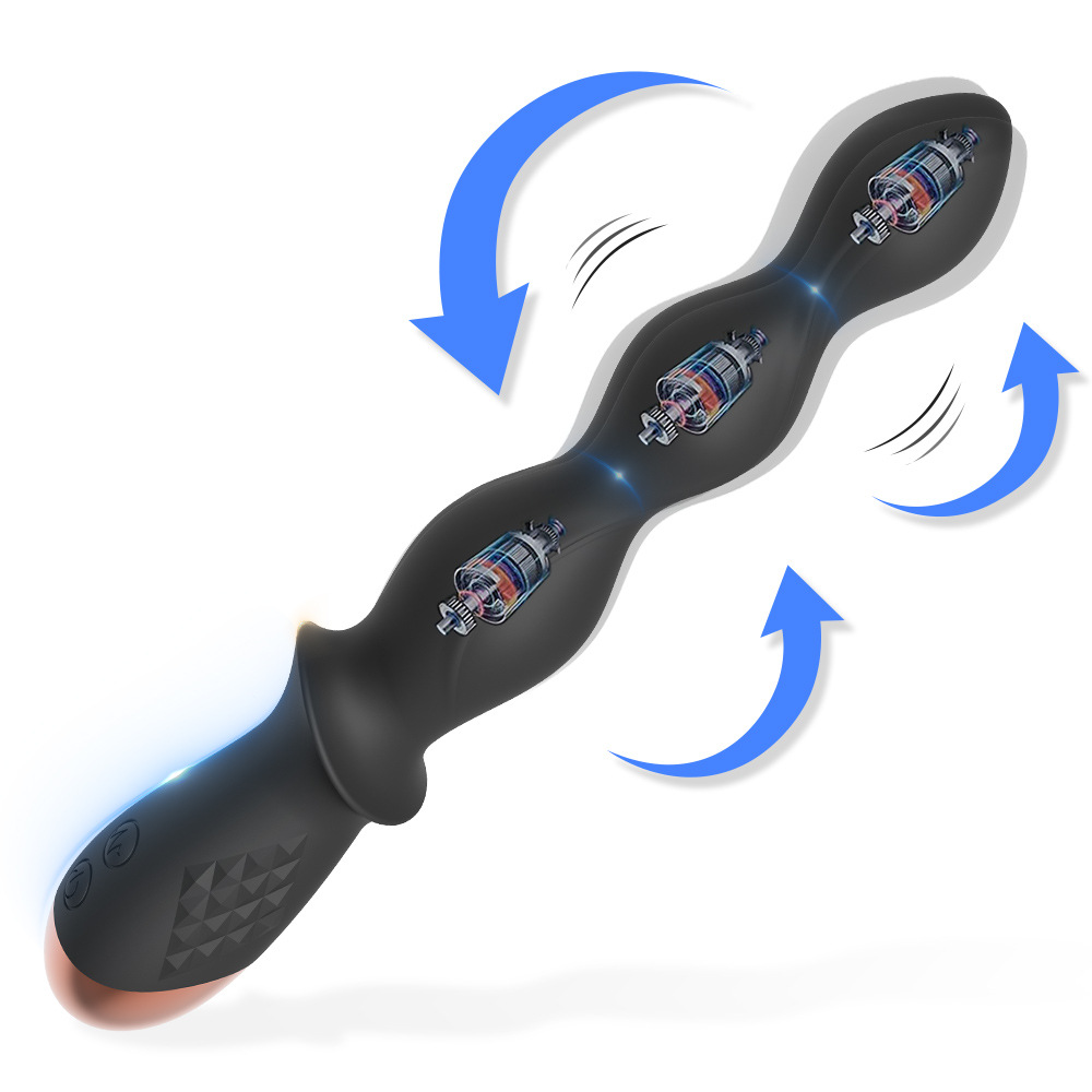 Electric vibration pull bead, electric 10-frequency vibration stick, female masturbation device full figure