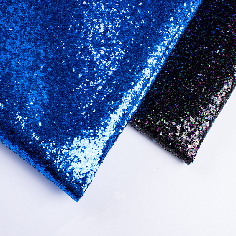 Wholesale Large Gold Onion Powder Pu Leather Fabric Glitter Shoe Material Glitter Glitter Artificial Leather Specification drawing
