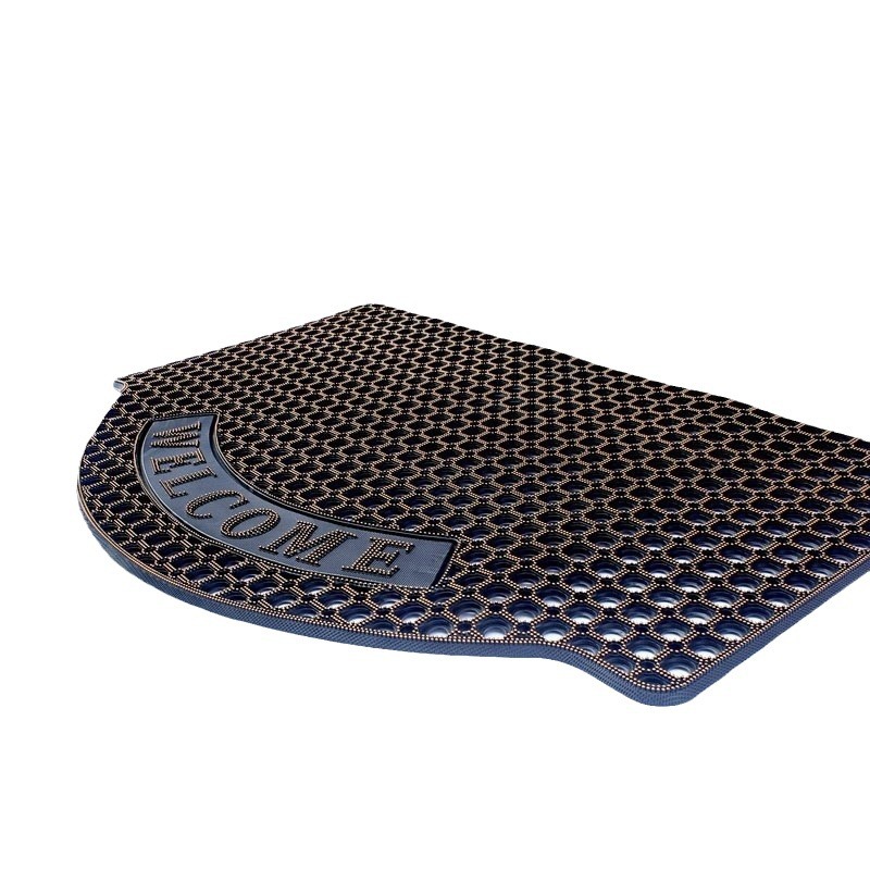 Outdoor door mat, entrance door mat, outdoor rubber anti-slip mat, hollowed-out foot mat for entering the house outside the door, household mat Specification image