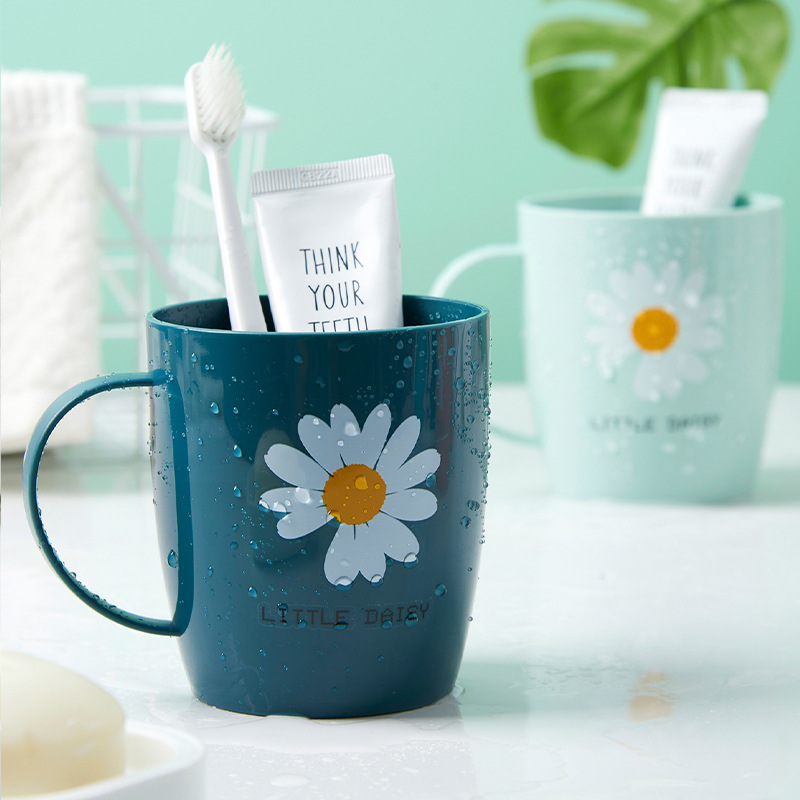 Washbasin cup, household student dormitory brushing cup, children's bathroom simple and creative couple children's mouthwash cup set details Picture
