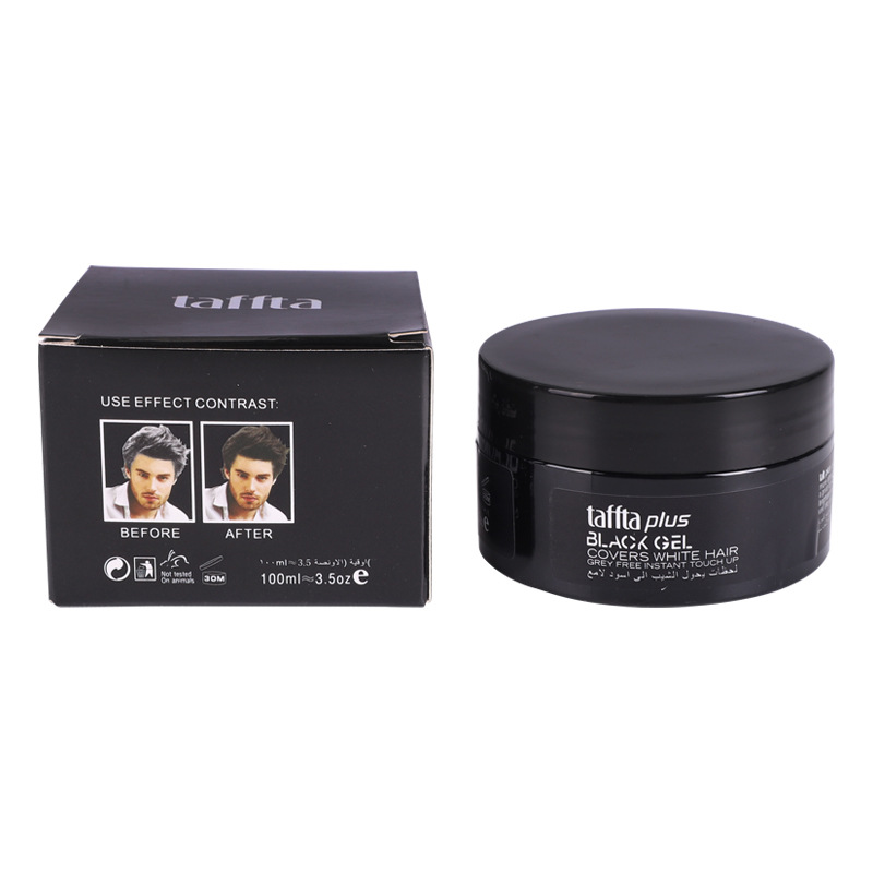 Taffta Black Hair Gel Disposable Black Hair Gel Cross Border Hair Color Black Hair With Blackgel Easy Dye