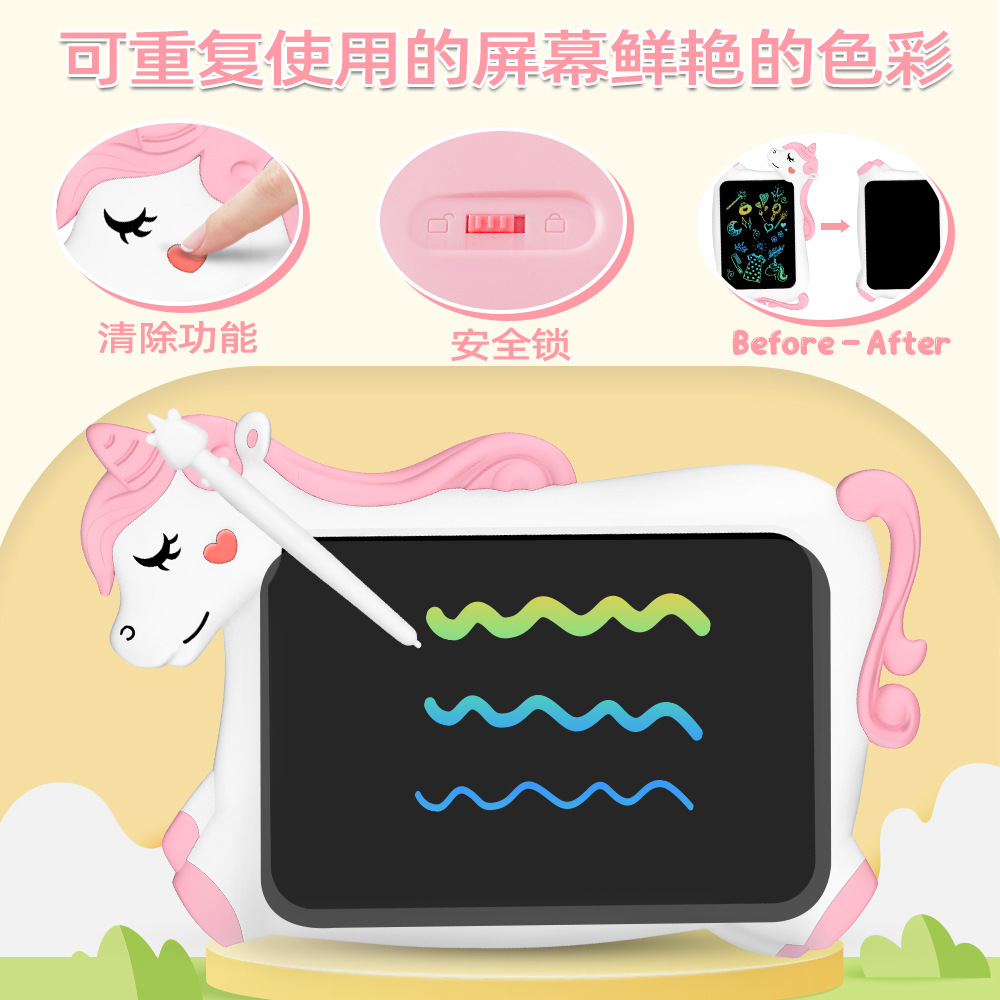 In 2023, 10-inch electronic LCD handwriting board, early education learning writing board, pressure-sensitive graffiti drawing board were the best-selling cross-border products Application Scenario
