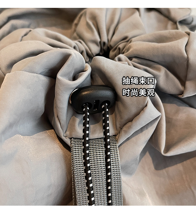 韩版潮流学生包女2025新款时尚休闲大容量双肩包简约百搭通勤女包详情4