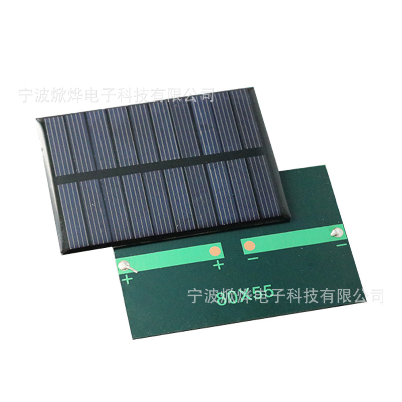 Поликристаллическая солнечная батарея 80*55 v120ma может быть доступна для распродажи на 3,7 V производителя Item Picture