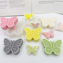 Butterfly scented Candle Silicone mold DIY Flower butterfly hand soap scented stone candle plaster drop glue decoration
