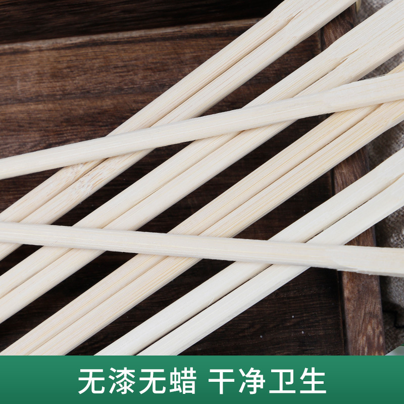 伟迅一次性筷子批发透明膜OPP双生筷餐厅外卖筷子厂家一次性竹筷详情图3