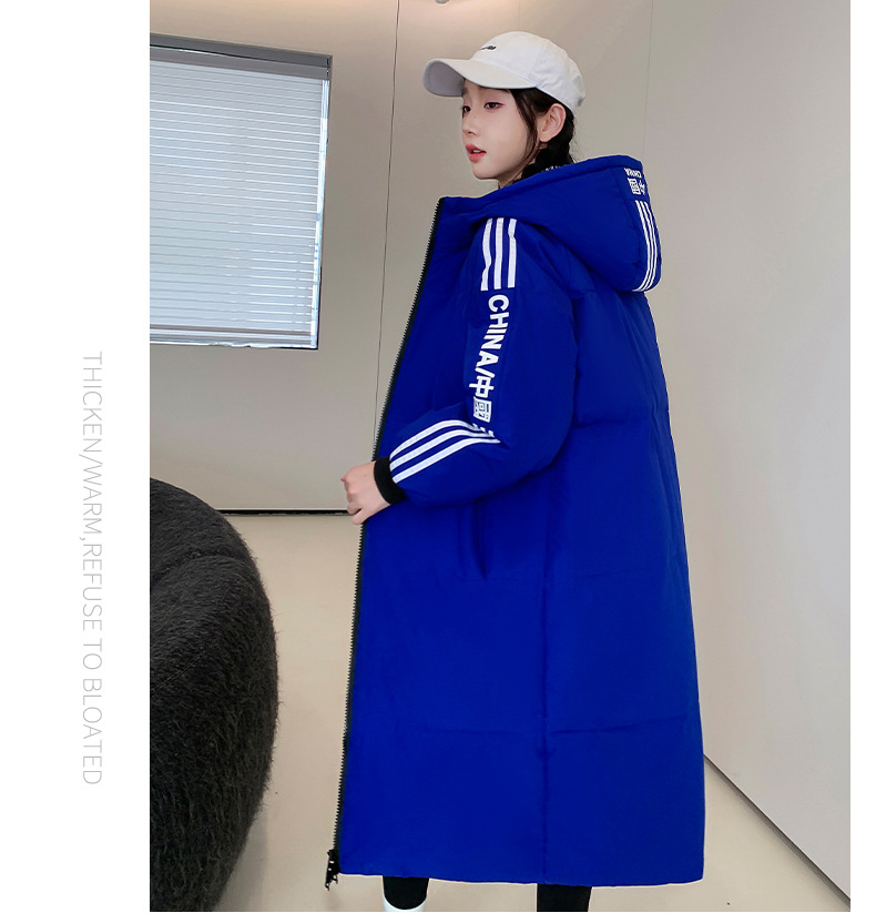 白鸭绒羽绒服男冬季国潮宽松连帽韩版情侣外套充绒防寒加长防风详情34