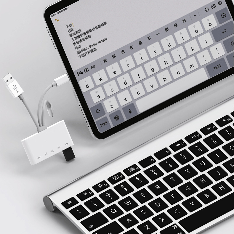 New For Android Huawei Card Reader Sd Card Mobile Otg All-In-One Type-C Card Reader Usb Four-In-One Specification drawing