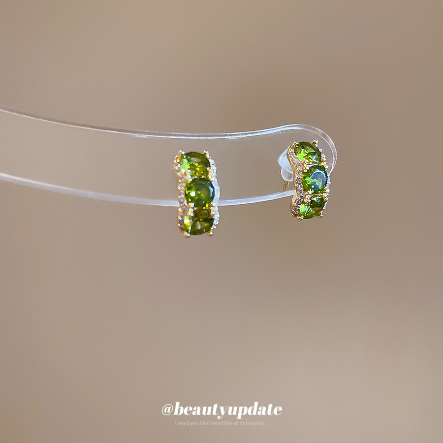 饰品/耳饰/珍珠耳环/耳环/烧焊锆石耳环产品图