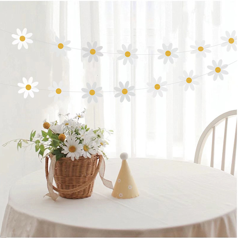 彩条/拉花/彩带/婚车/纸花装饰细节图