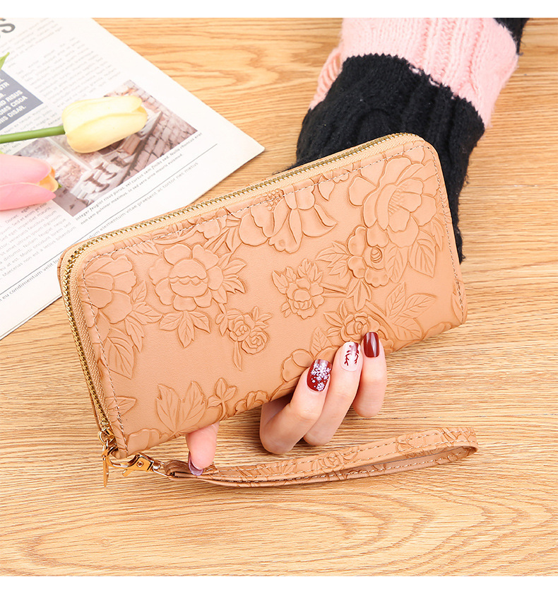 新款女士钱包女长款高级感手拿包可爱卡包钱夹拉链皮夹手机包包女详情21