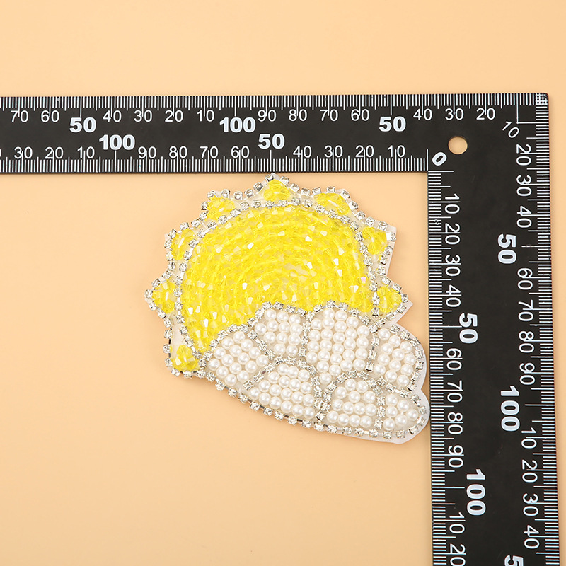 New Hand Nail Bead Lightning Sun Headwear Fashion With Clothing Accessories Semi-Finished Products Manufacturers Wholesale Application Scenario
