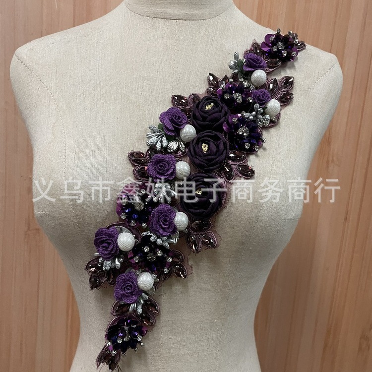跨境新款DIY供应胸花辅料 舞蹈服装辅料民族风服装配饰