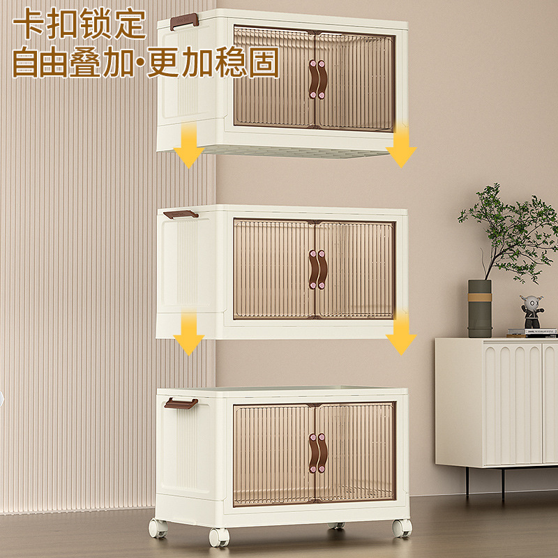 收纳箱/收纳箱棉麻/收纳柜/收纳箱子塑料/棉麻收纳箱细节图
