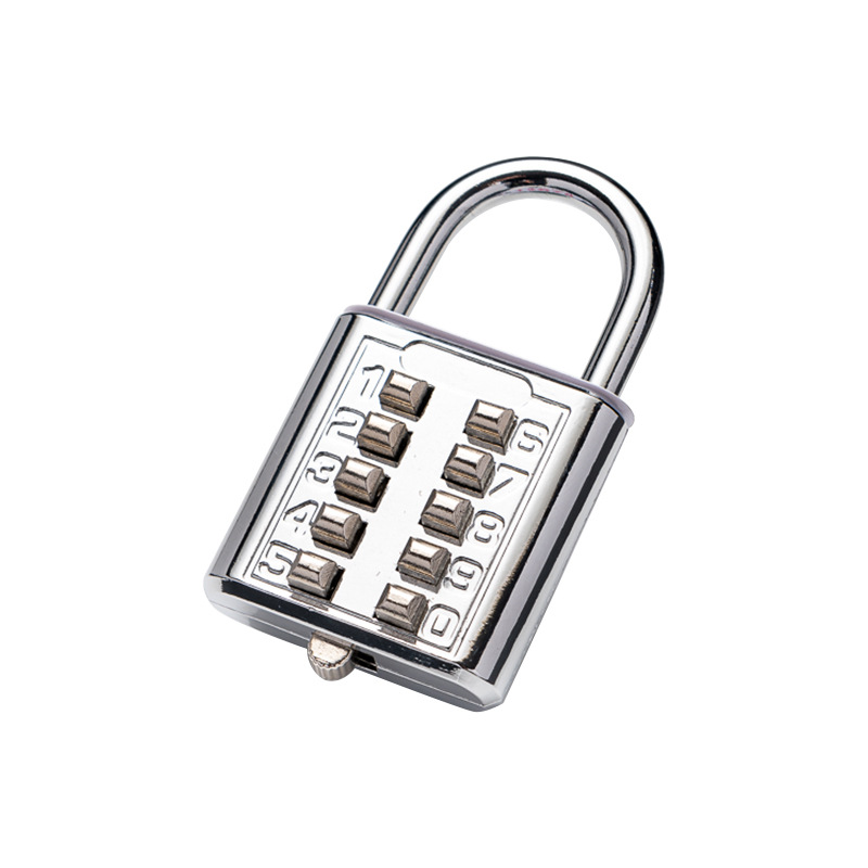 密码锁钥匙盒/密码锁挂锁/塑料锁/密码钥匙盒/不生锈密码锁白底实物图
