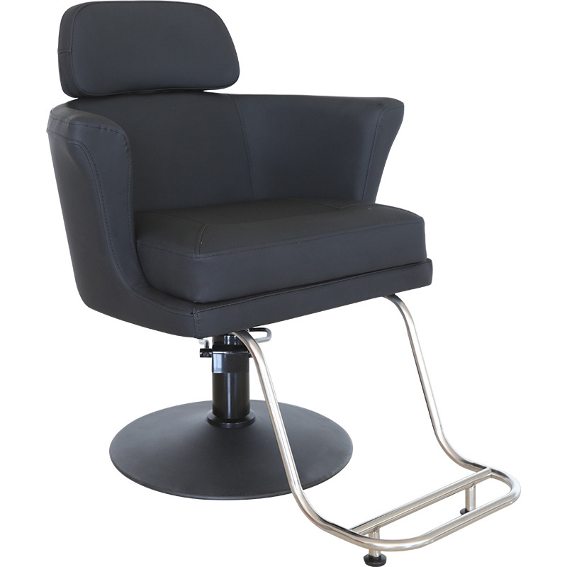 High-end barber shop chairs, hair salon-specific hairdressing chairs, modern and simple height-adjustable hair-cutting stools for popular hair salons Item Picture