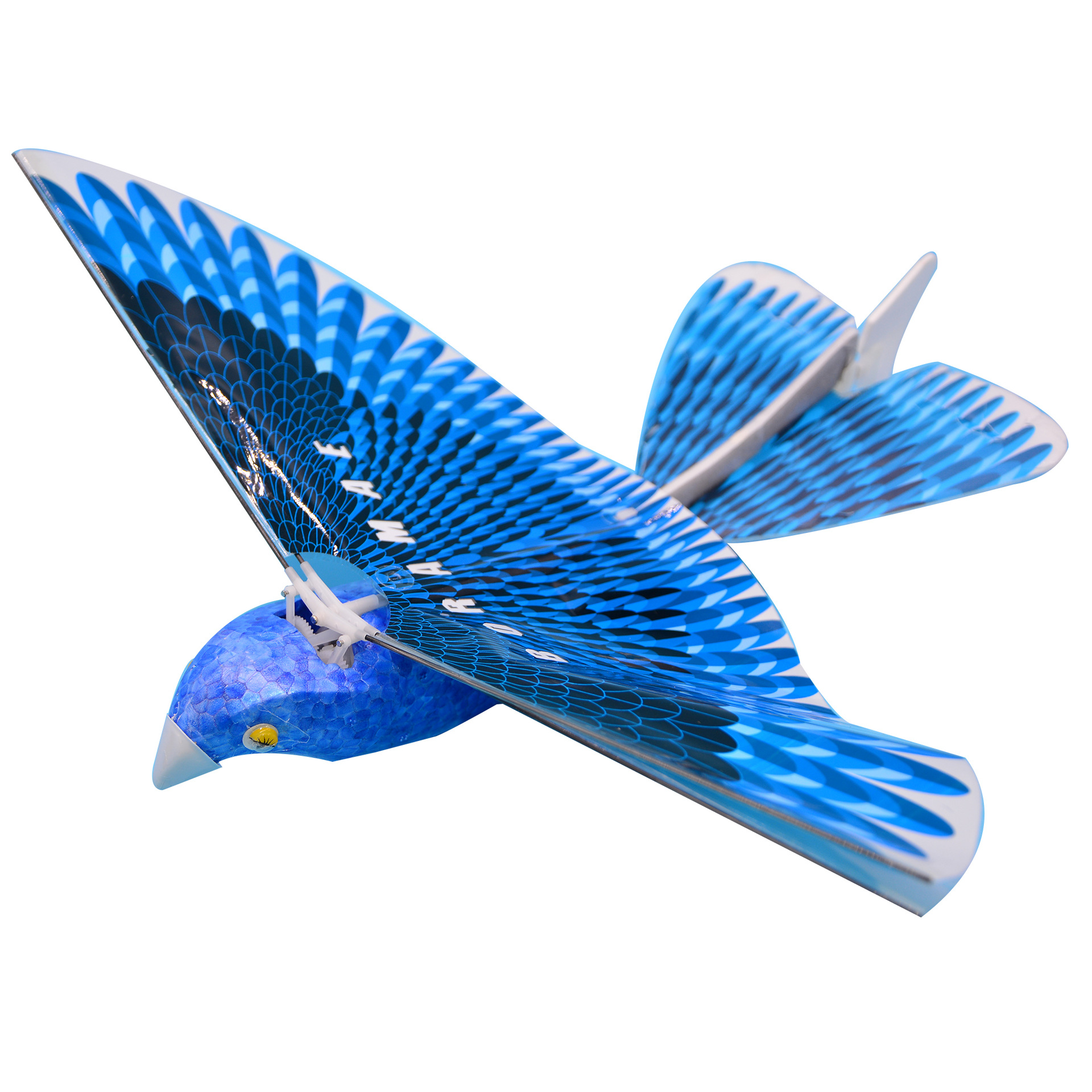 Electric flapping aircraft free flight simulation bionic bird model aircraft STEM science laboratory Lu Ban Bird Item Picture