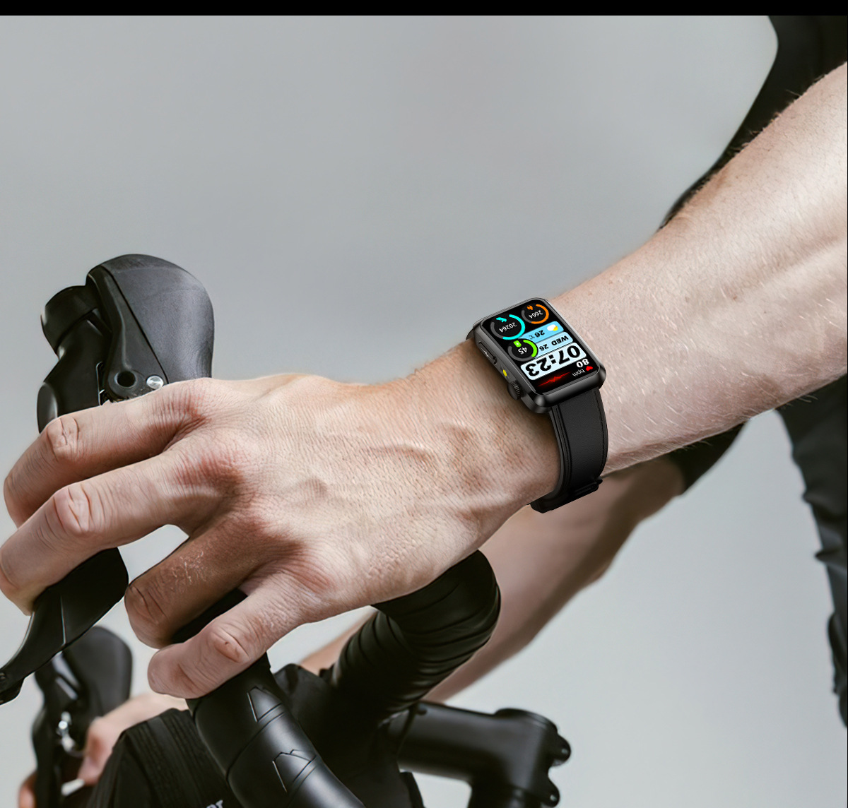 跨境TK77智能手表ECG血糖尿酸血脂检测皮电测试SOS运动健康手表详情40