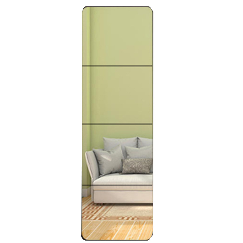 穿衣镜拼接镜子贴墙贴试衣镜自粘舞蹈墙面全身镜贴