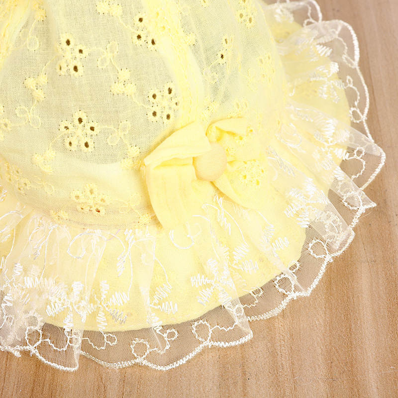 Children's Hat Children's Fisherman's Hat Princess Hat Visor Summer Children's Embroidered Hat Baby Lace Hat Girl's Fisherman's Hat Baby Net Hat Sun Hat Specification drawing