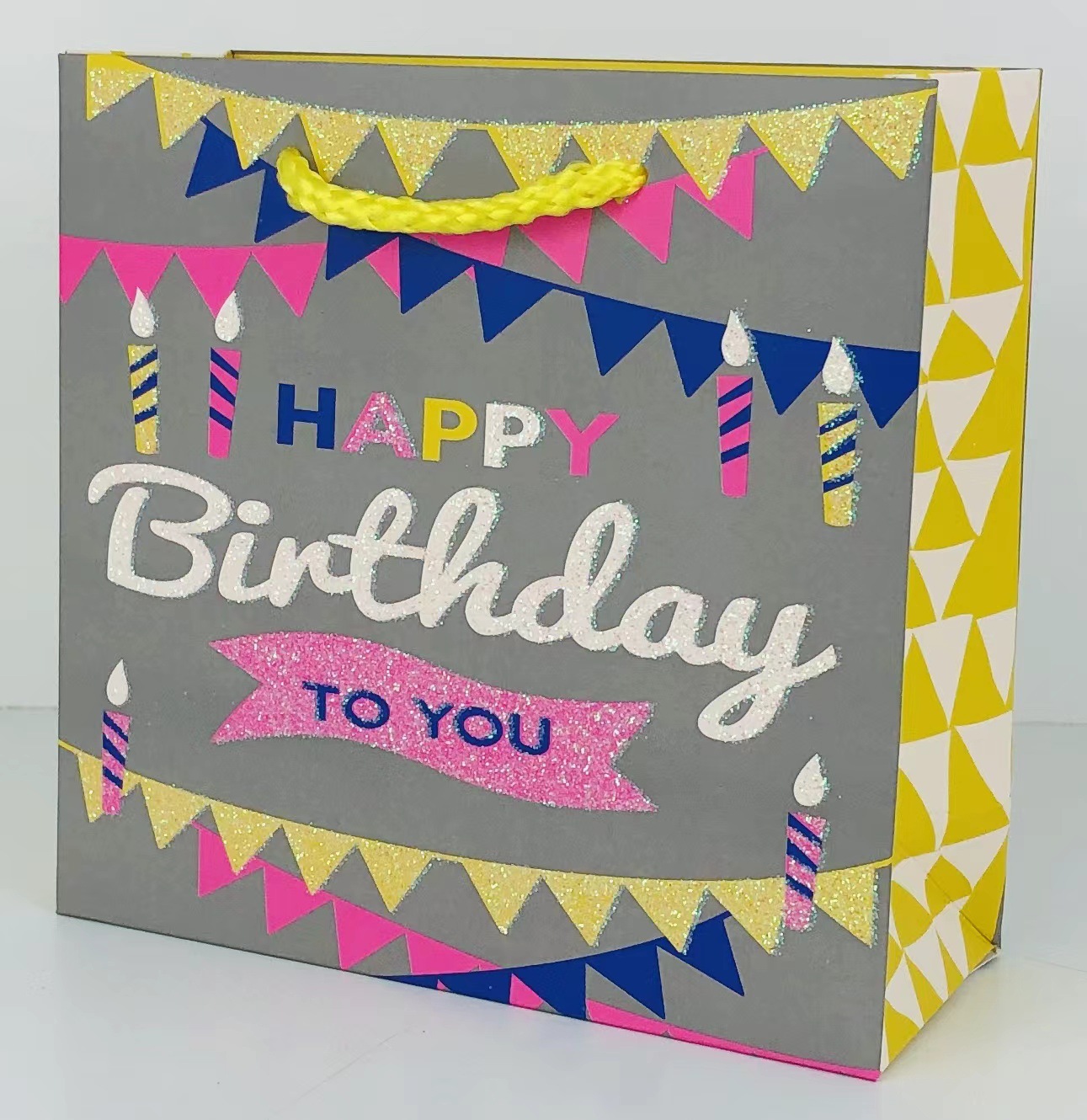In-stock flash fan BIRTHDAY party HAPPY BIRTHDAY tote bags, gift bags, shopping bags, cross-border exclusive supply details Picture