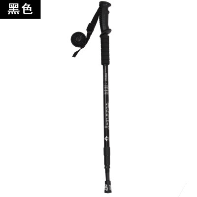 Hiking Poles Outdoor Trekking Camping Cane Straight Handle Three Trekking Poles Without Compass details Picture