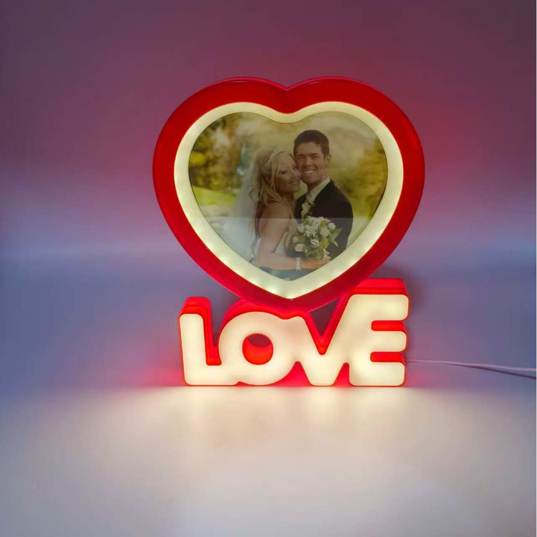 装饰灯台灯相框ins装饰台灯摆件触摸创意网红客厅跨境LED浪漫礼物