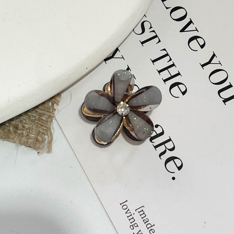 Super fairy flower small claw hair clip, side hair root girl clip, shark hair accessory, bow headwear, bangs, broken hair Specification image