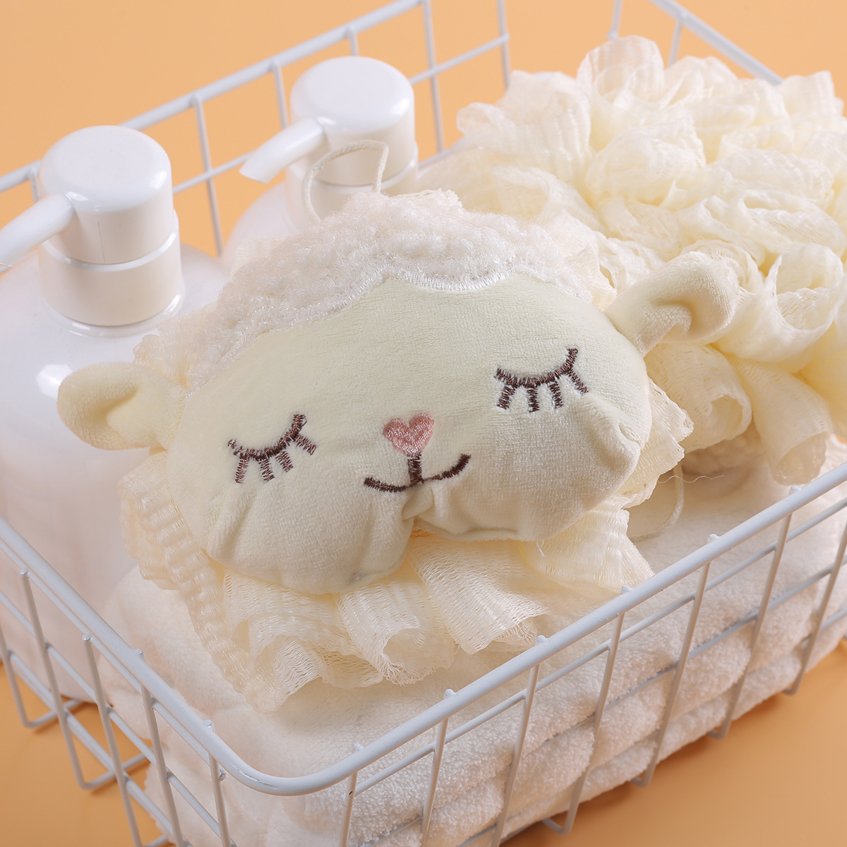 Pleasant Goat Bath Flower Hand Stitched Clean Bath Bath Ball Lovely Bath Foaming Bath Bath Bath Flower Bath Ball