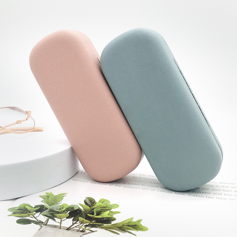 新款简约眼镜盒清新近视眼镜盒时尚大框眼镜盒铁盒可印logo