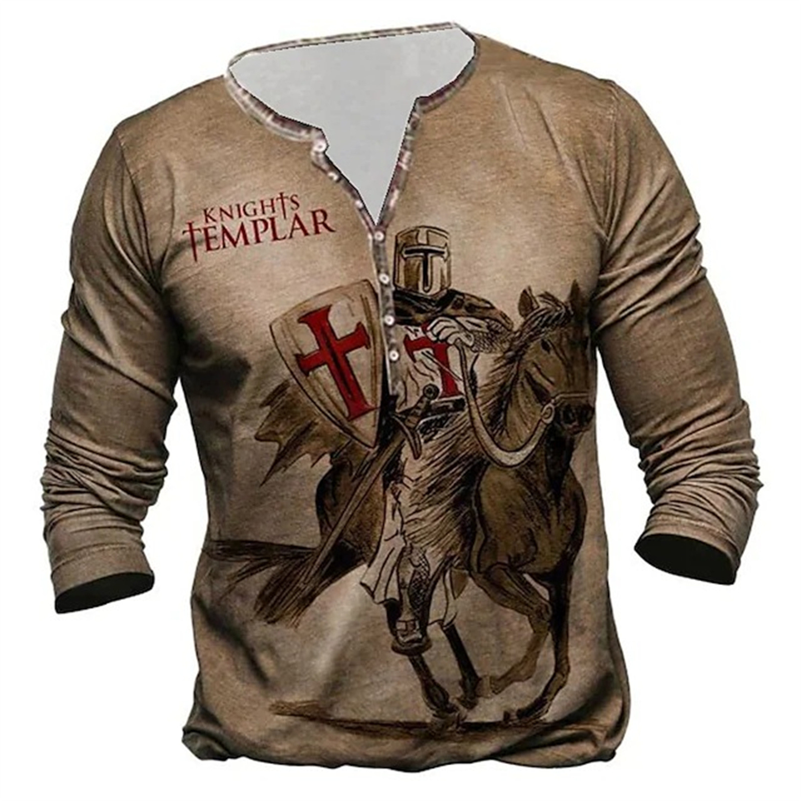 Hot-selling cross-border T-shirt, European and American opening lapel series digital 3D printed men's street short-sleeved sports T-shirt top Item Picture