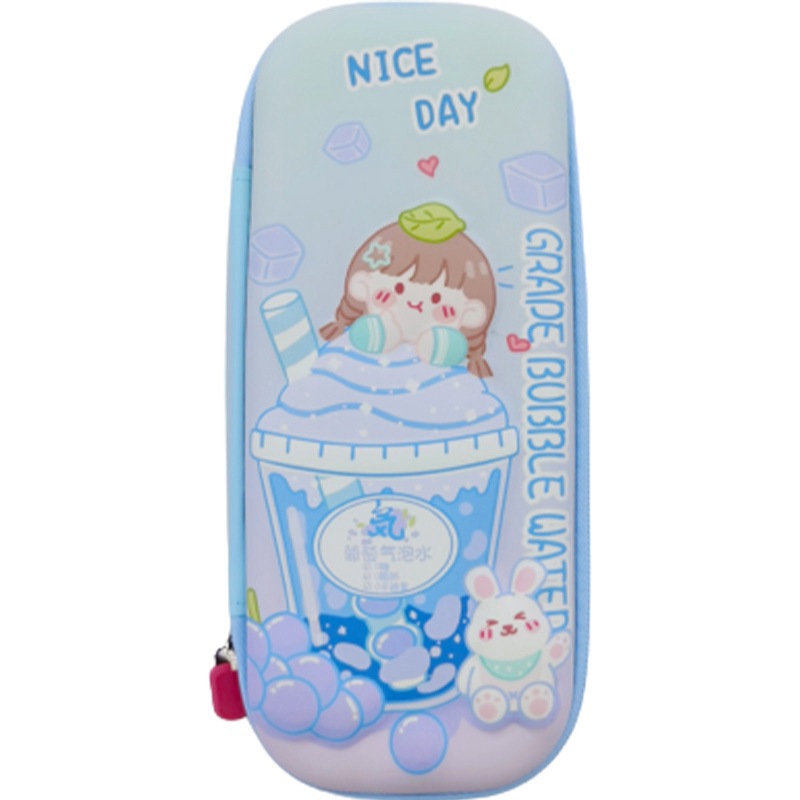 韩国EVA大容量文具盒卡通小学生铅笔盒立体动漫可爱粉色女孩笔袋详情图5