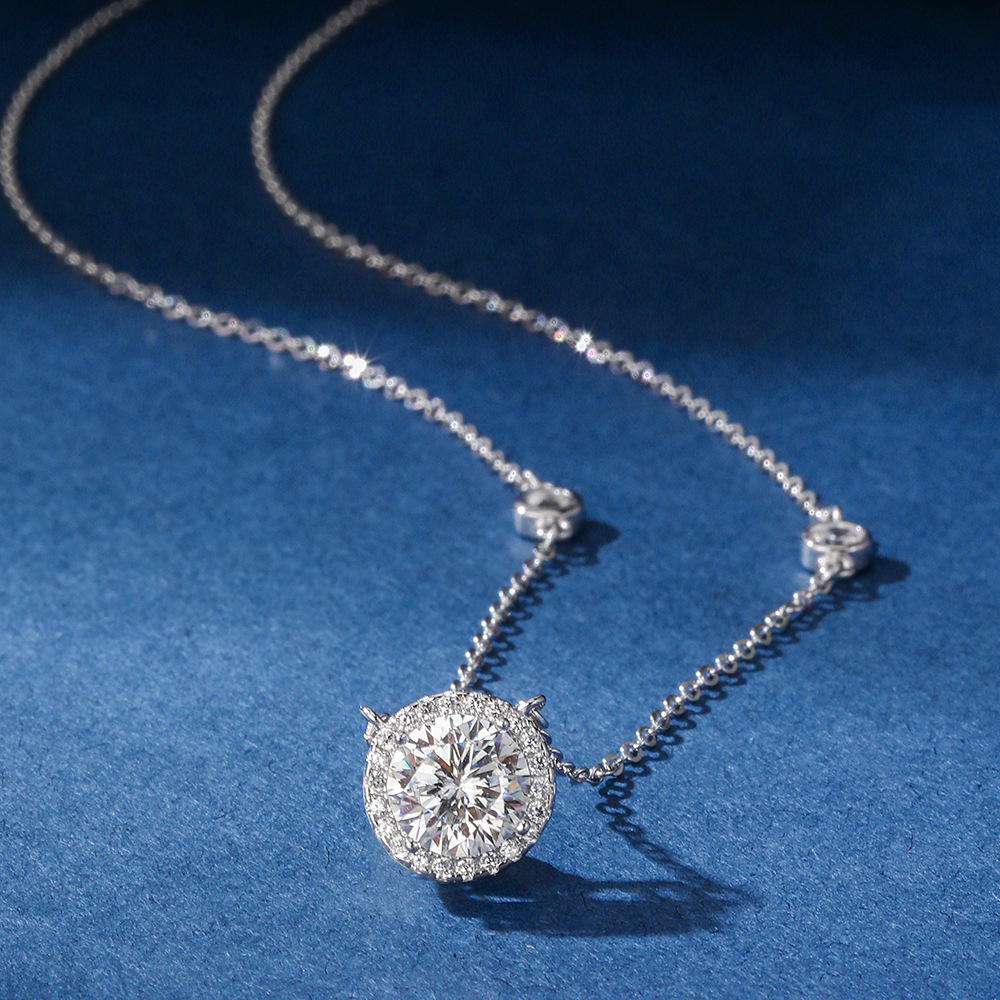 999纯银项链/吊坠/银饰/佛像/吊坠钻石产品图